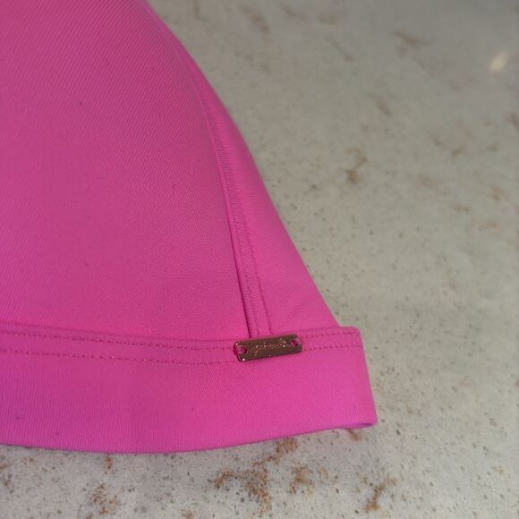 Victoria's Secret Pink Bikini Top triangle SZ 36C - Picture 2 of 4